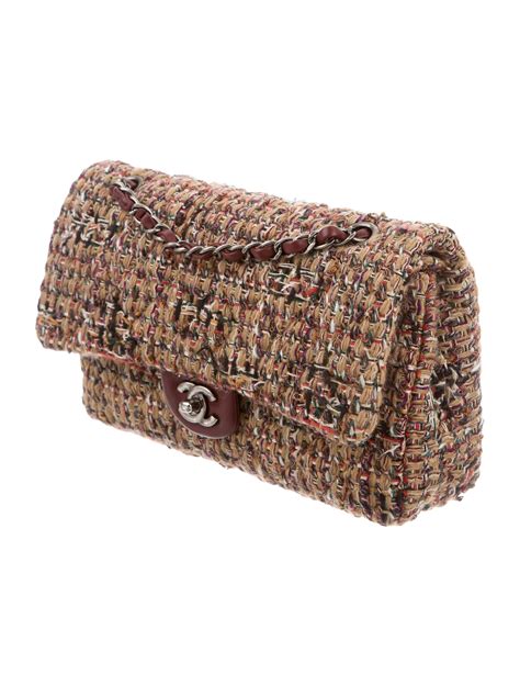 used tweed chanel bags|Chanel vintage tweed bag.